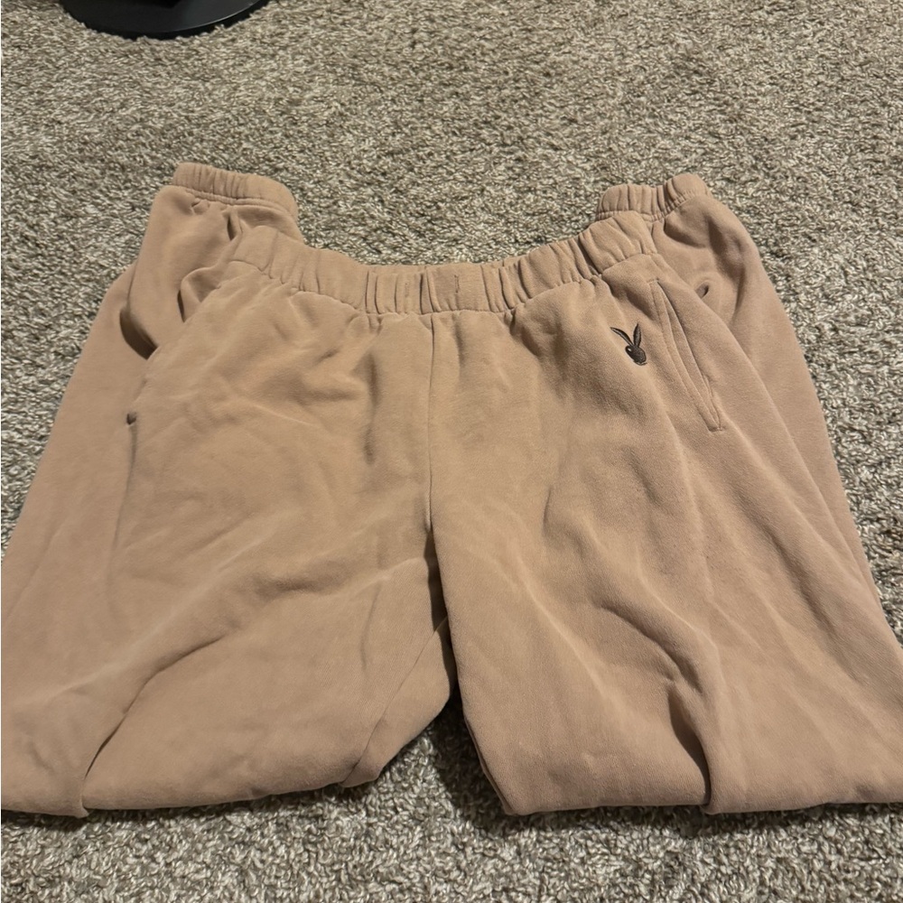 PLAYBOY Tan Sweatpants